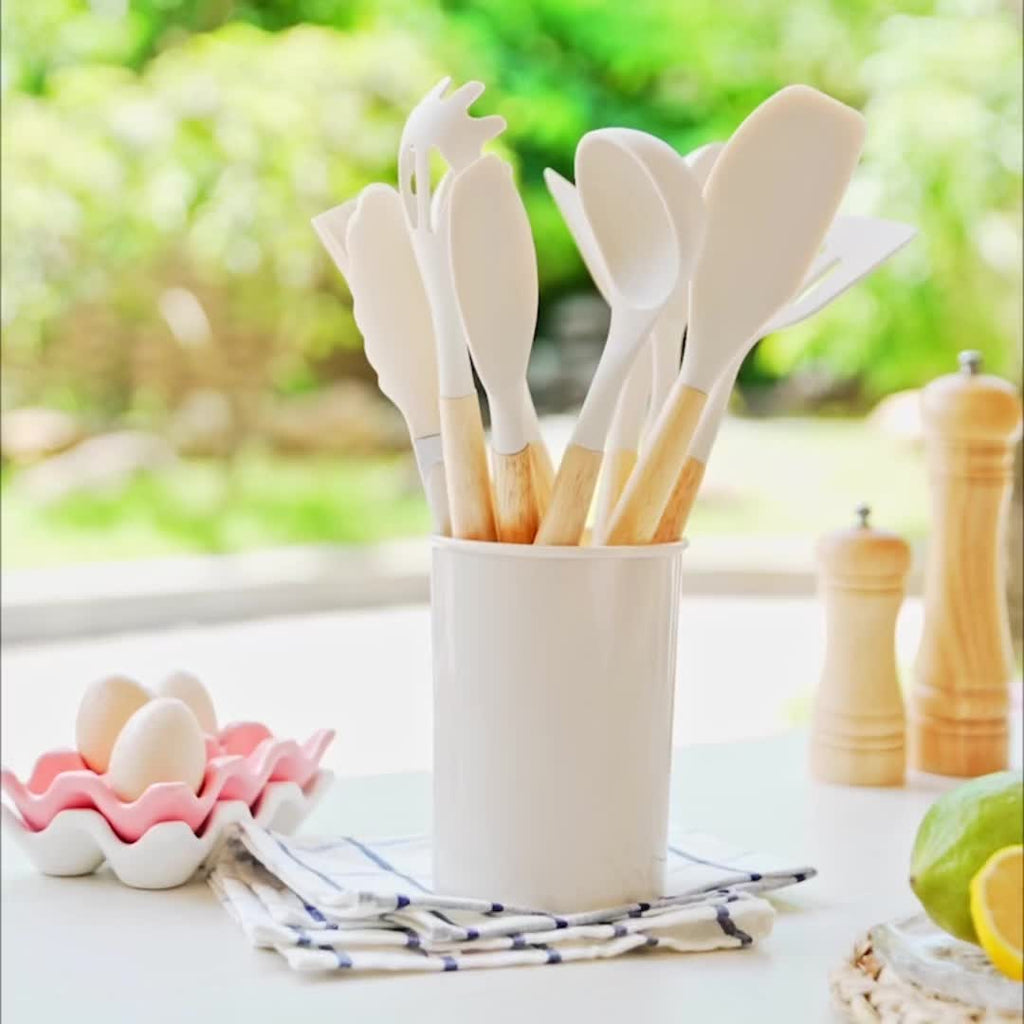  Silicone kitchen utensils set - heat -resistant & stylish for every kitchen-4