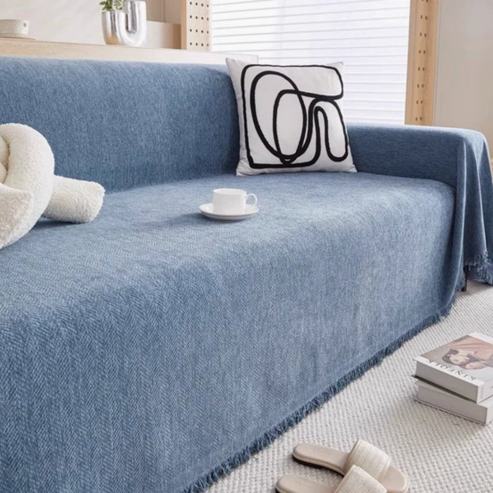 Elegant Minimalist Sofa Cover - Durable Pet-Friendly Slipcover for Couch 3