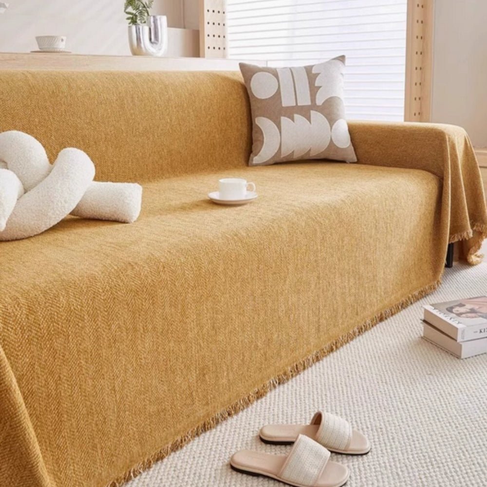 Elegant Minimalist Sofa Cover - Durable Pet-Friendly Slipcover for Couch 4