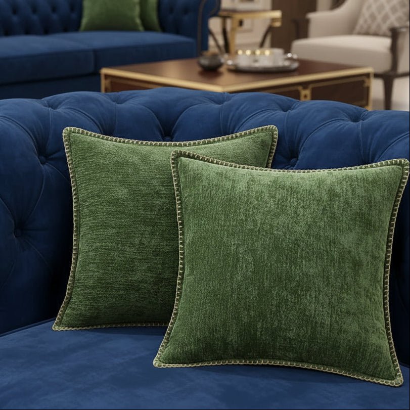 Elegant Chenille Throw Pillow - Super Soft Decorative Cushion 40x60 cm 0