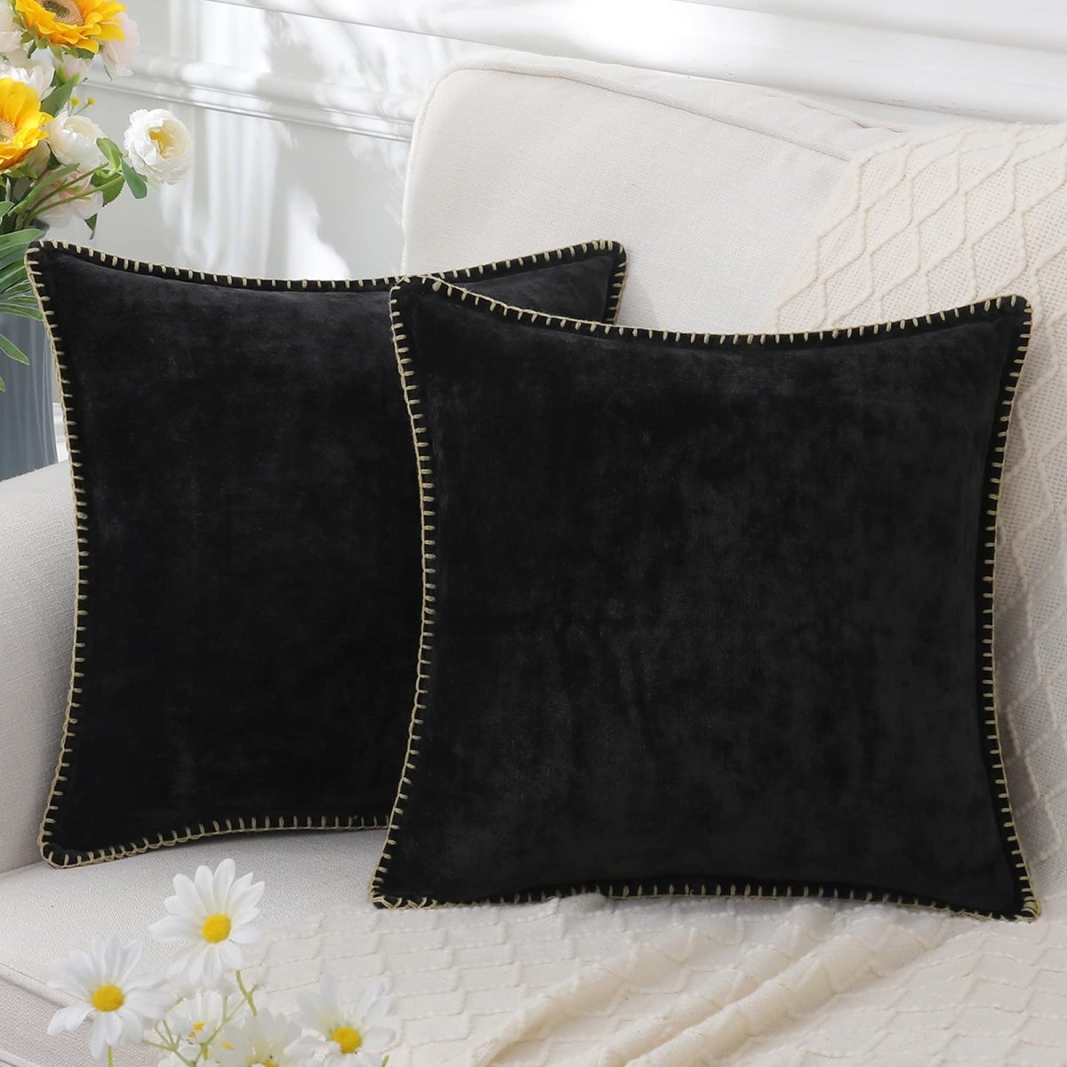 Elegant Chenille Throw Pillow - Super Soft Decorative Cushion 40x60 cm 4