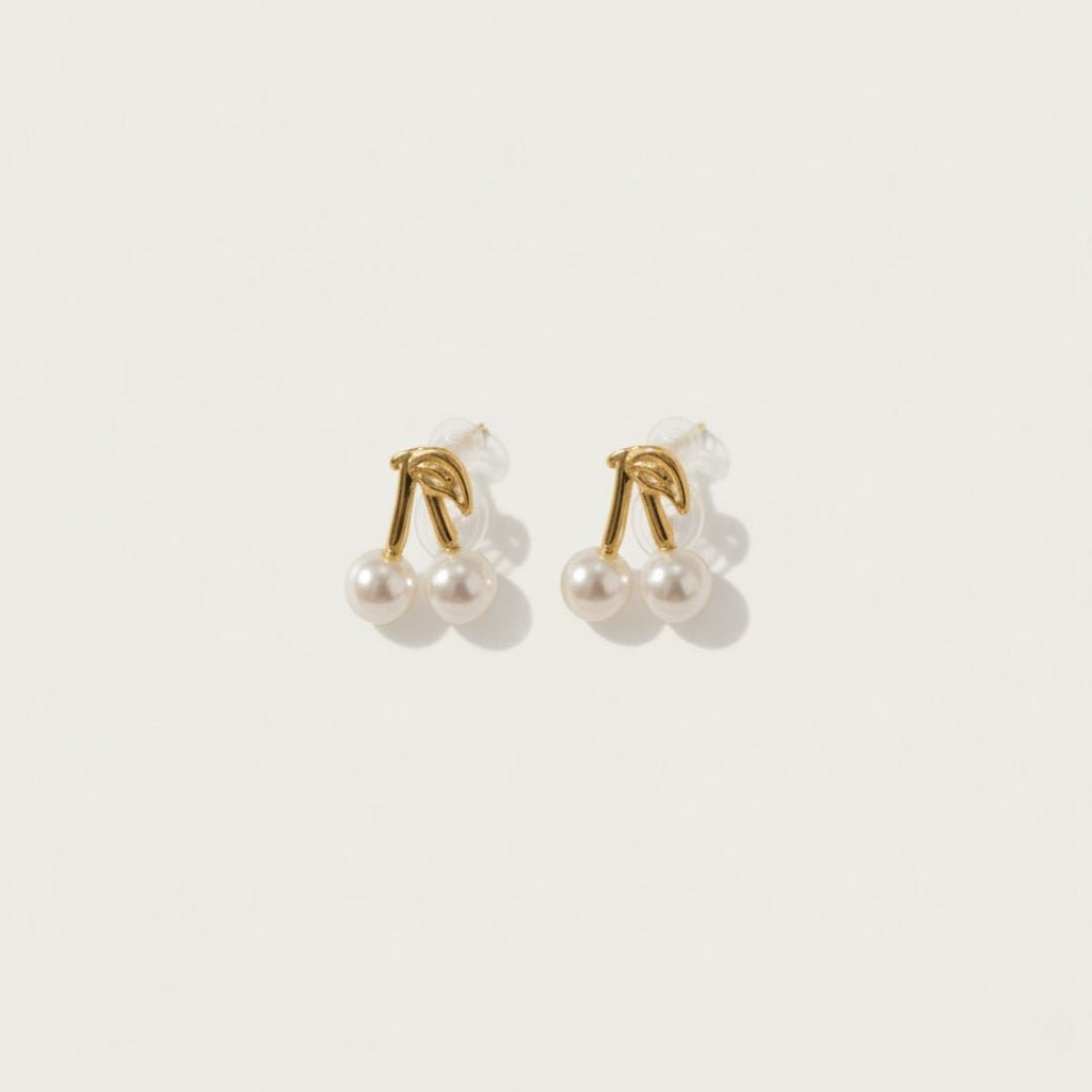 Dune Bessen Parel Clip Oorbellen