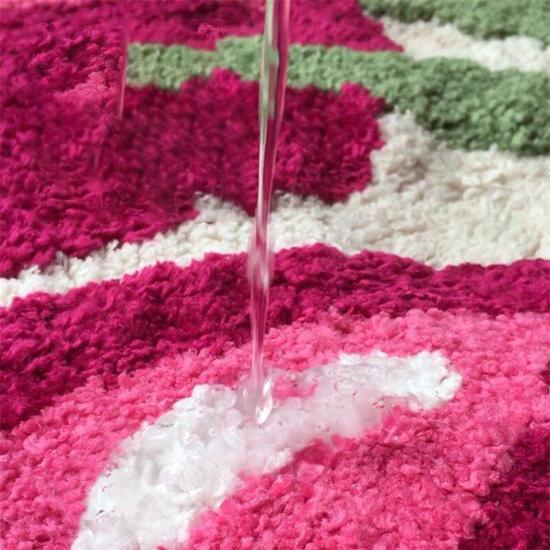 CHERRYSTEP – Soft Non-Slip Cherry Bath Mat with High Absorbency 4