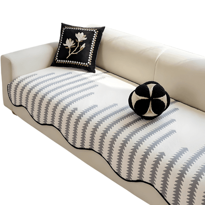 CHEVRONLUXE – Capa Moderna para Sofá em Chenille com Proteção Estilosa