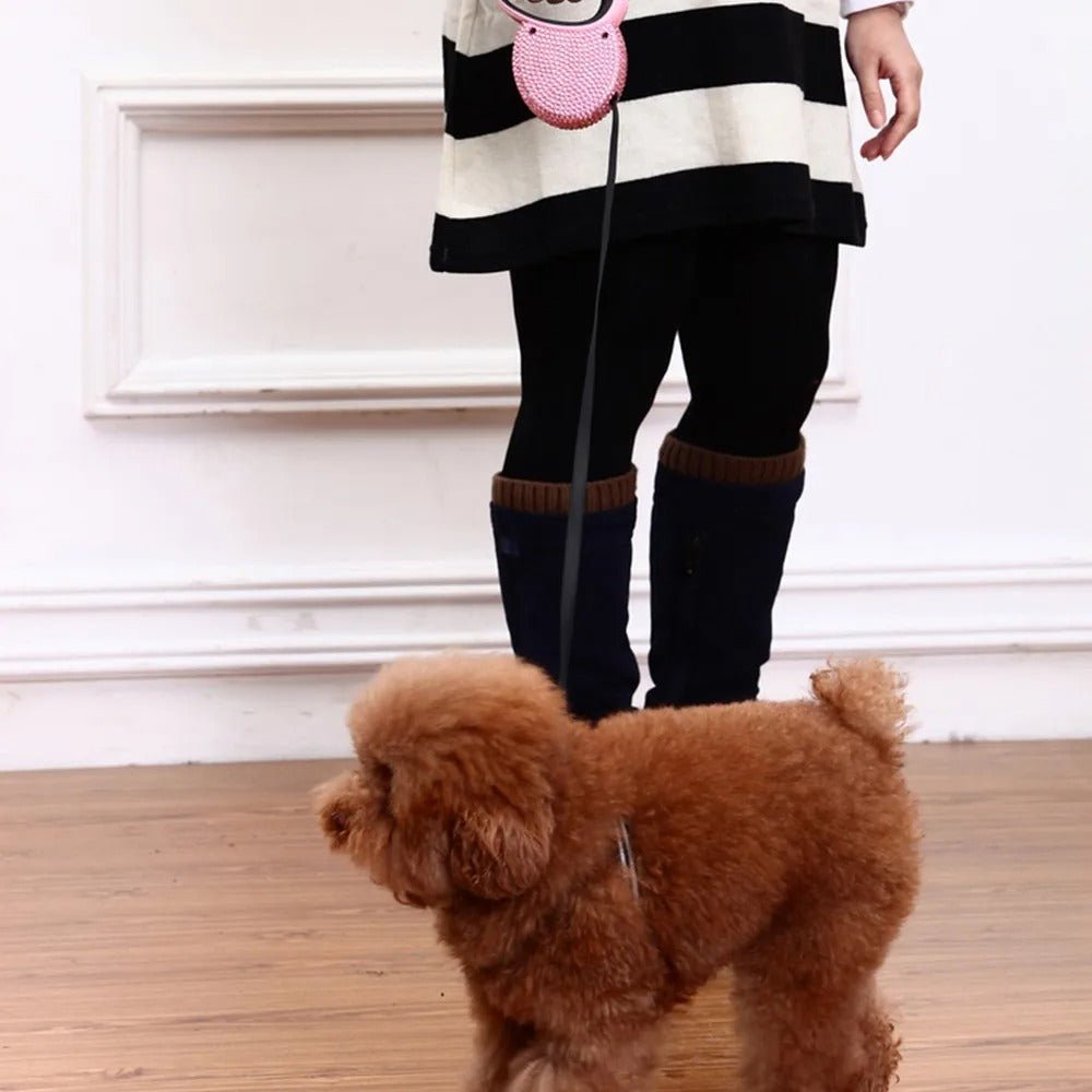  Chic Canin Leash - luxury roller leash with rhinestones-6