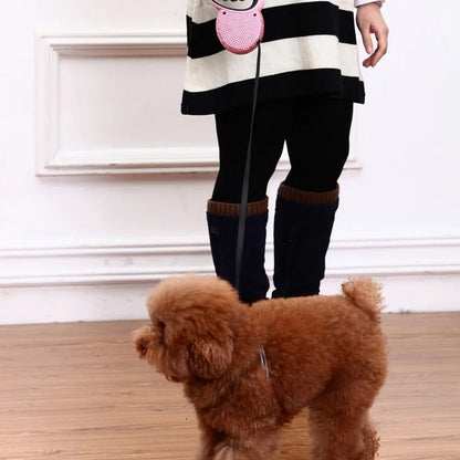  Chic Canin Leash - luxury roller leash with rhinestones-6