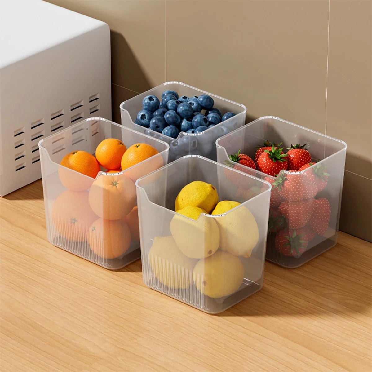 CLARIBOX – Transparent refrigerator boxes for tidy door and interior storage 5
