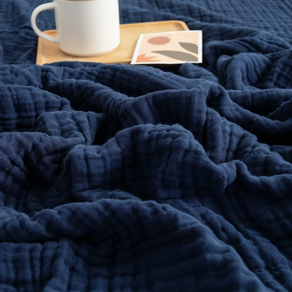 PureCotton - Cooling Blanket for Hot Sleepers, Ultra-Breathable Cotton Throw 11