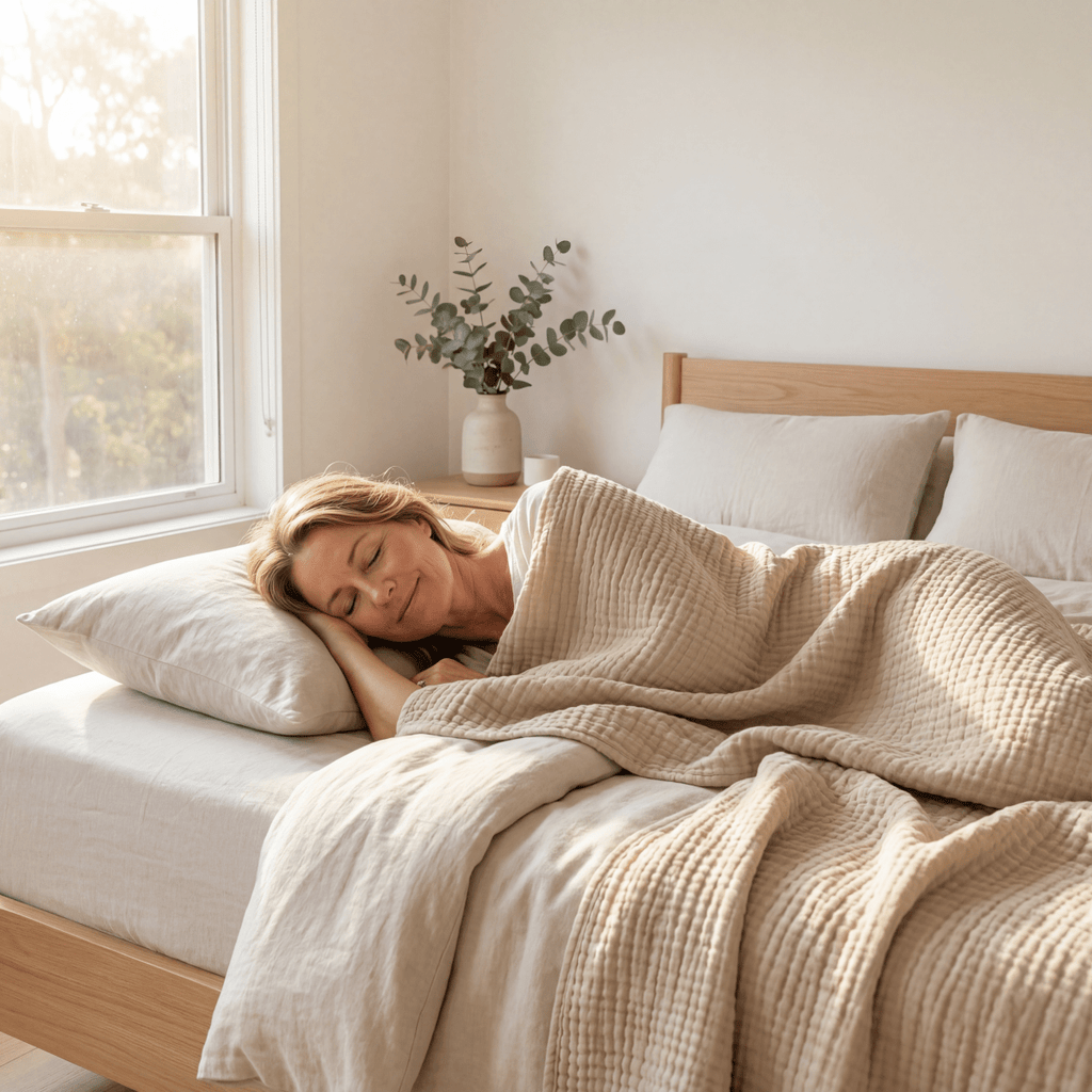 PureCotton - Cooling Blanket for Hot Sleepers, Ultra-Breathable Cotton Throw 3