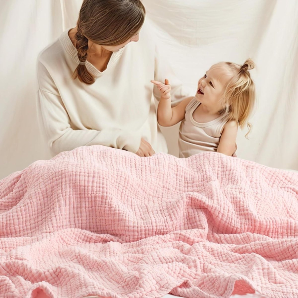 PureCotton - Cooling Blanket for Hot Sleepers, Ultra-Breathable Cotton Throw 5