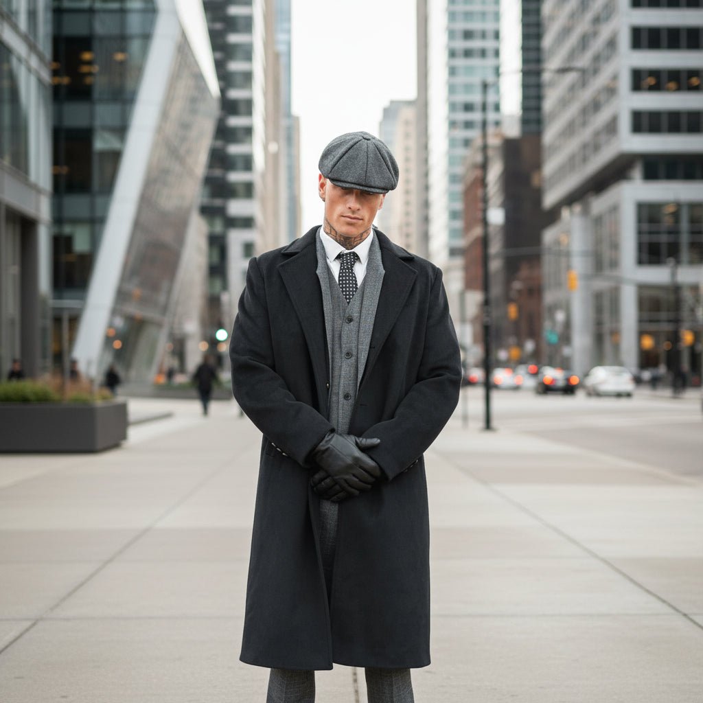 Elegant Men's Leather Winter Gloves - Optimal Warmth & Timeless Comfort 4