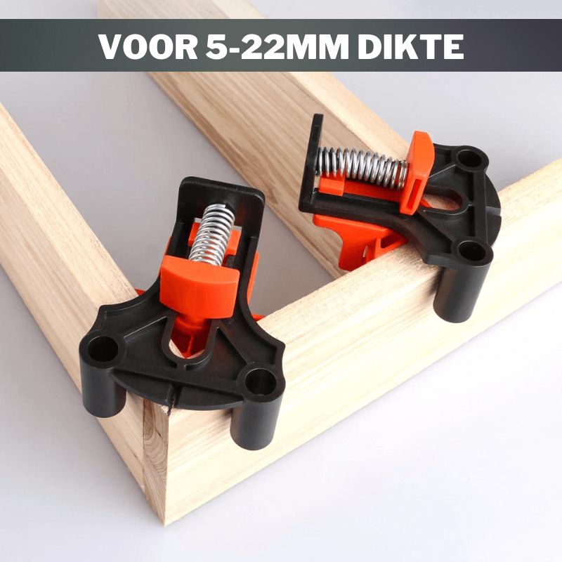 Adjustable Corner Clamp Set for 60/90/120 Degree Angles – One-Handed Operation for Woodworking Projects-5