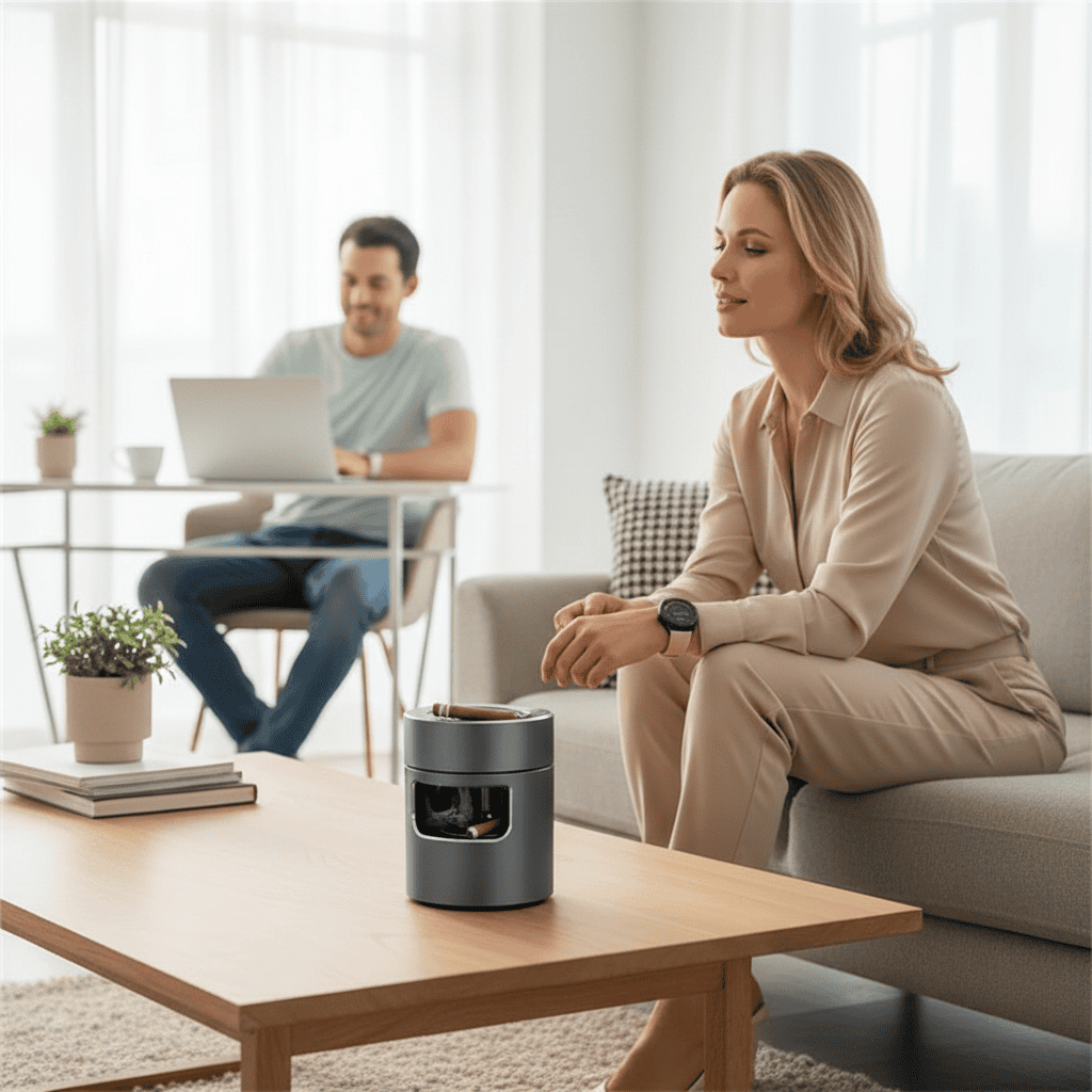 CLARASH – Smart USB Smokeless Ashtray with Advanced Air Filter