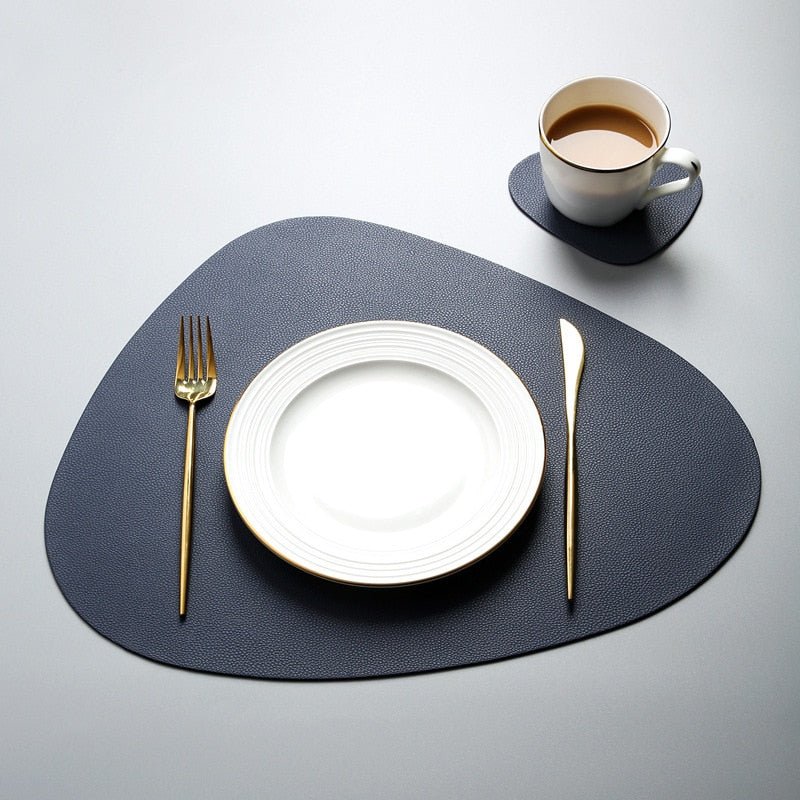 Claro - Elegant Heat Resistant Placemat and Coaster Set in Multiple Colors 2