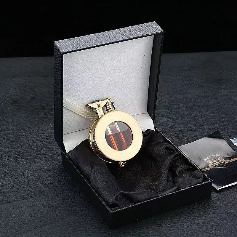 CLASSIC TIME – Accendino a cherosene in metallo retrò con design vintage