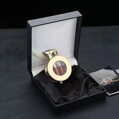 CLASSIC TIME – Encendedor de queroseno metálico retro con diseño vintage