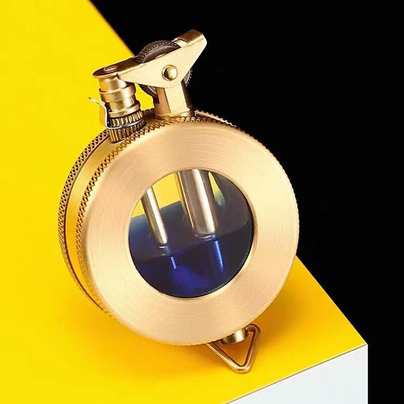CLASSIC TIME – Accendino a cherosene in metallo retrò con design vintage