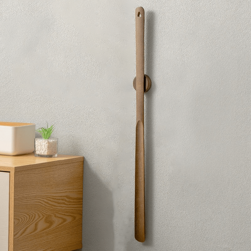 CLASSIHORN – Calzascarpe in legno con manico lungo per indossare le scarpe senza sforzo
