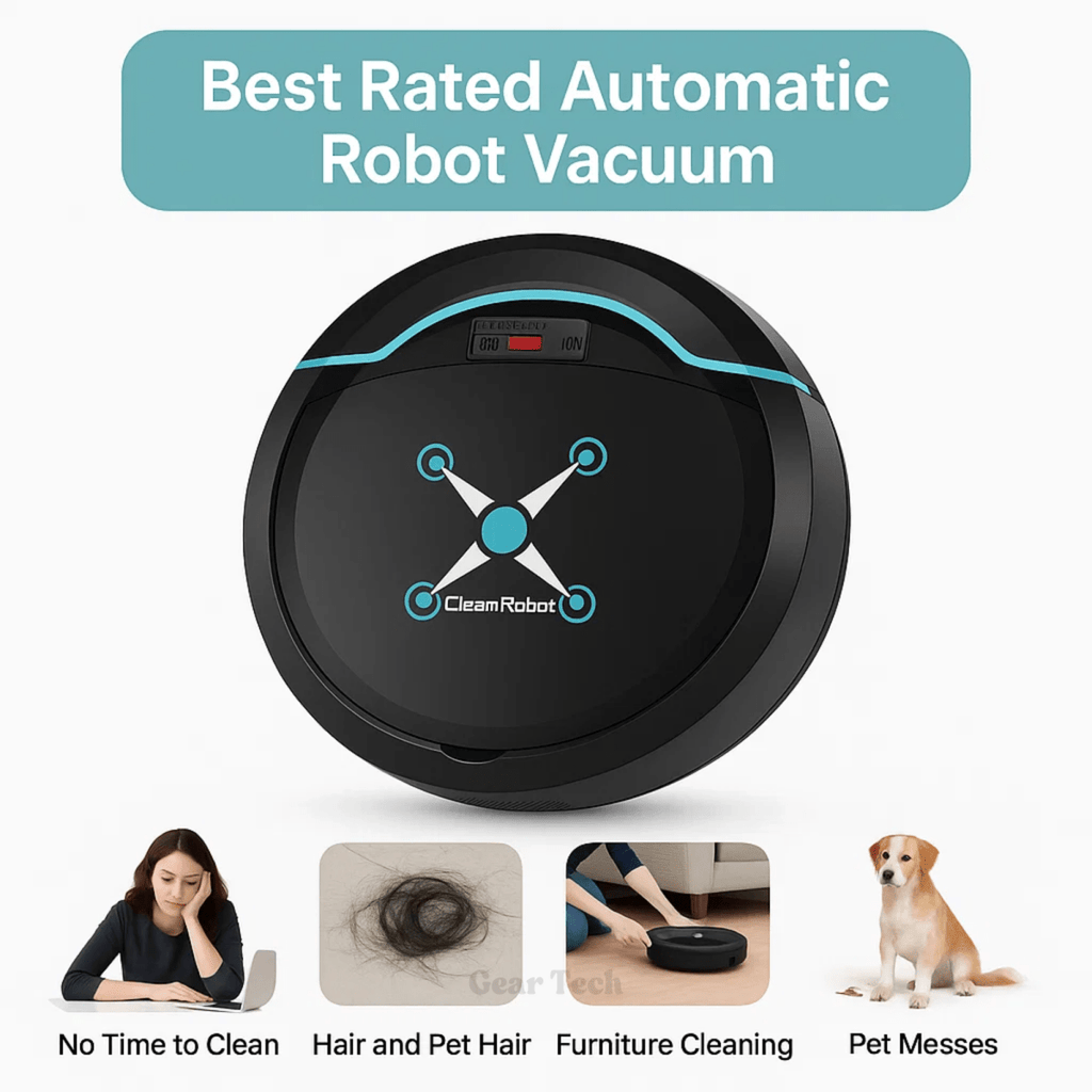 Cleanbot - automatic robot vacuum cleaner with intelligent navigation & wiping function 7