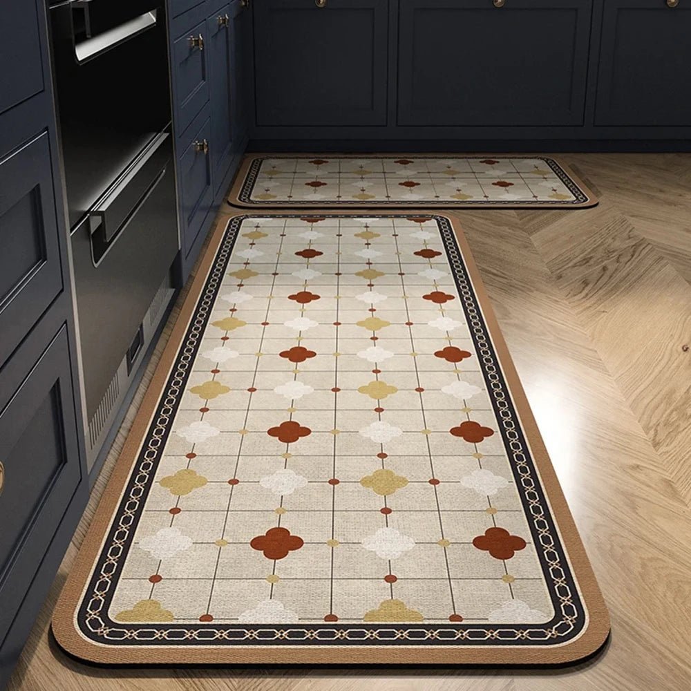 CRYSTALORA STEP – Non-Slip Crystal Velvet Kitchen Mat for Elegant Home Comfort 10