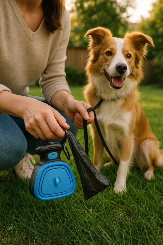 CLEANPAWS – Recogedor de Excrementos para Perros Sin Uso de Manos con Agarre Ajustable y Clip