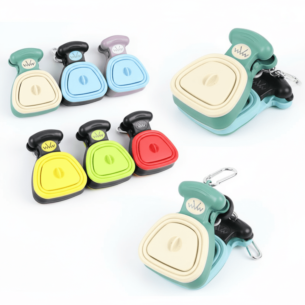 CLEANPAWS – Paletta per Cacca di Cane Senza Uso delle Mani con Impugnatura Regolabile e Clip