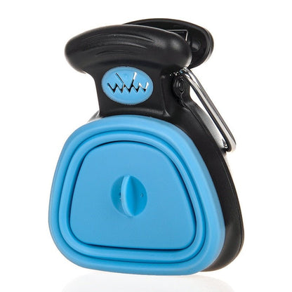  Cleanpaws scooper-hygienic dog droppings remover with adjustable handle and clip-1