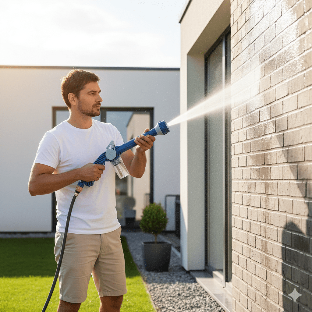 CLEANSTREAM – Hogedruk waterpistool met zeepdispenser