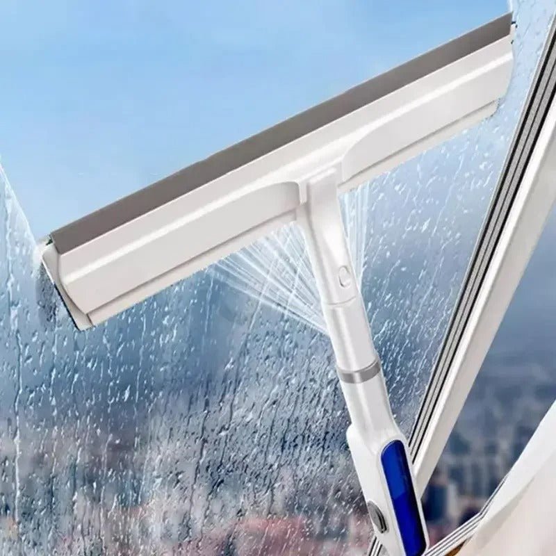 CleanView 3-in-1 Window Wiper – Integrated Spray, Microfiber Cleaning, and Streak-Free Shine
