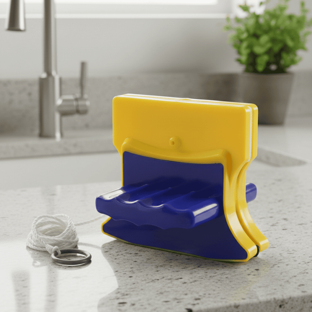 PANESECURE – Magnetic Double-Sided Glass Cleaner with 1.2M Safety Rope 0