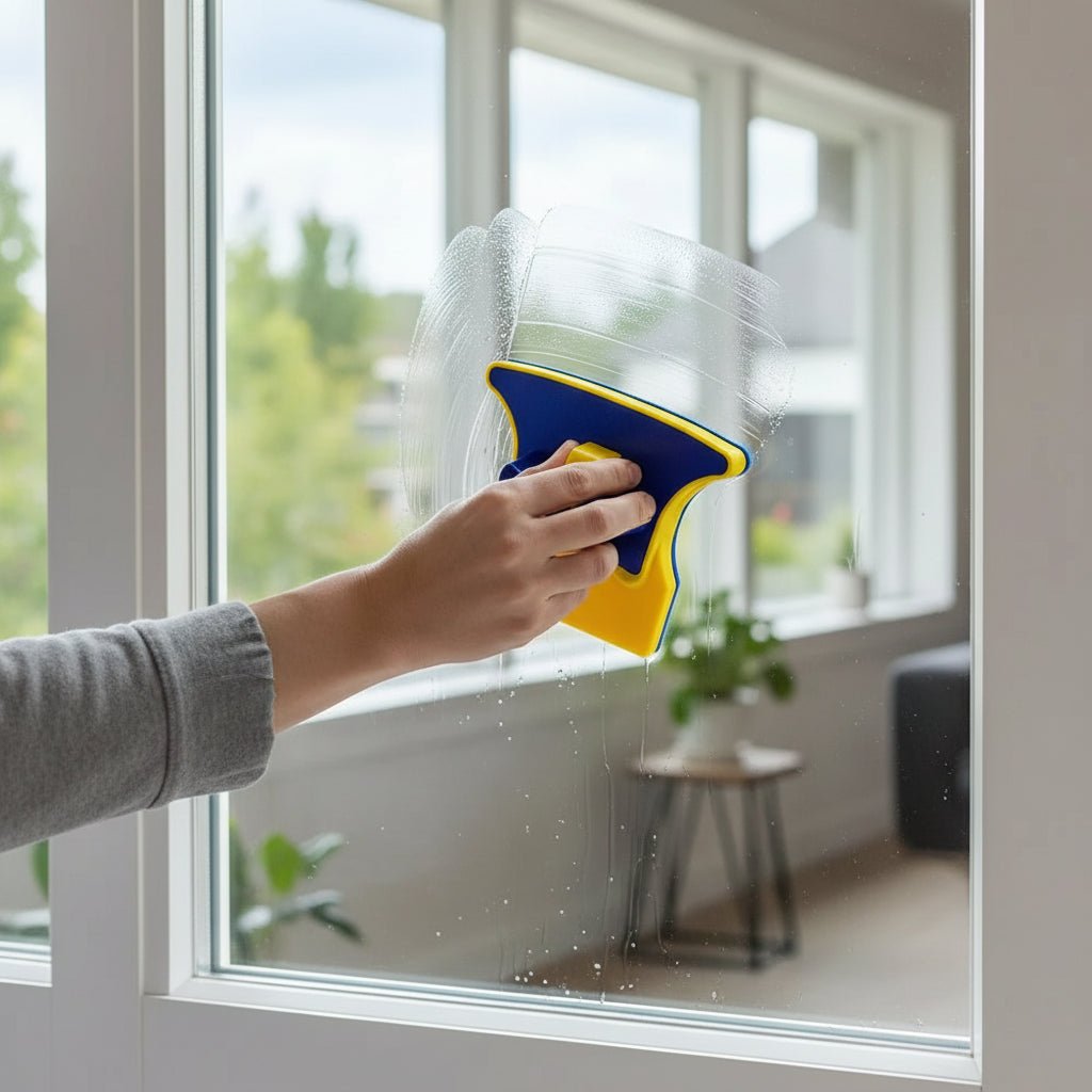 PANESECURE – Magnetic Double-Sided Glass Cleaner with 1.2M Safety Rope 1