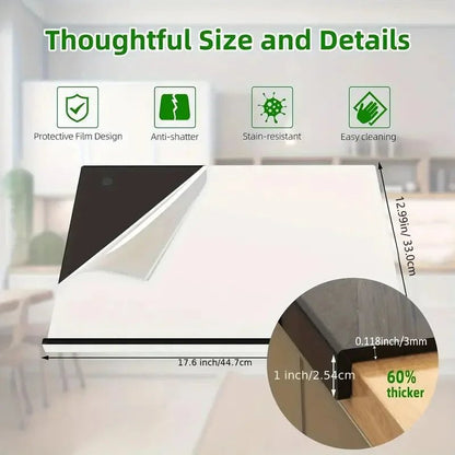 CLEARSLICE – Premium Acrylic Cutting Board with Lip