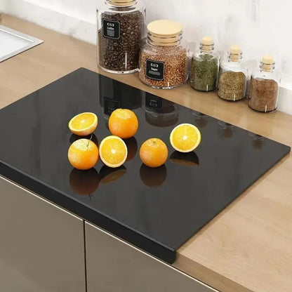 CLEARSLICE – Premium Acrylic Cutting Board with Lip