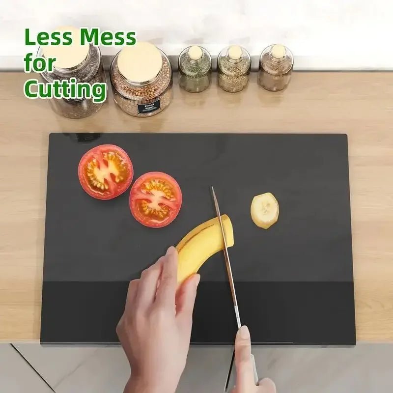CLEARSLICE – Premium Acrylic Cutting Board with Lip