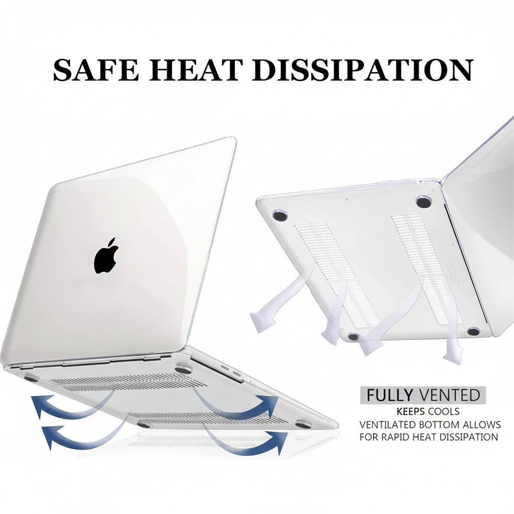 CLEARCASE – Crystal Clear Laptop Case for MacBook Air & Pro, Durable Hard Protection 5