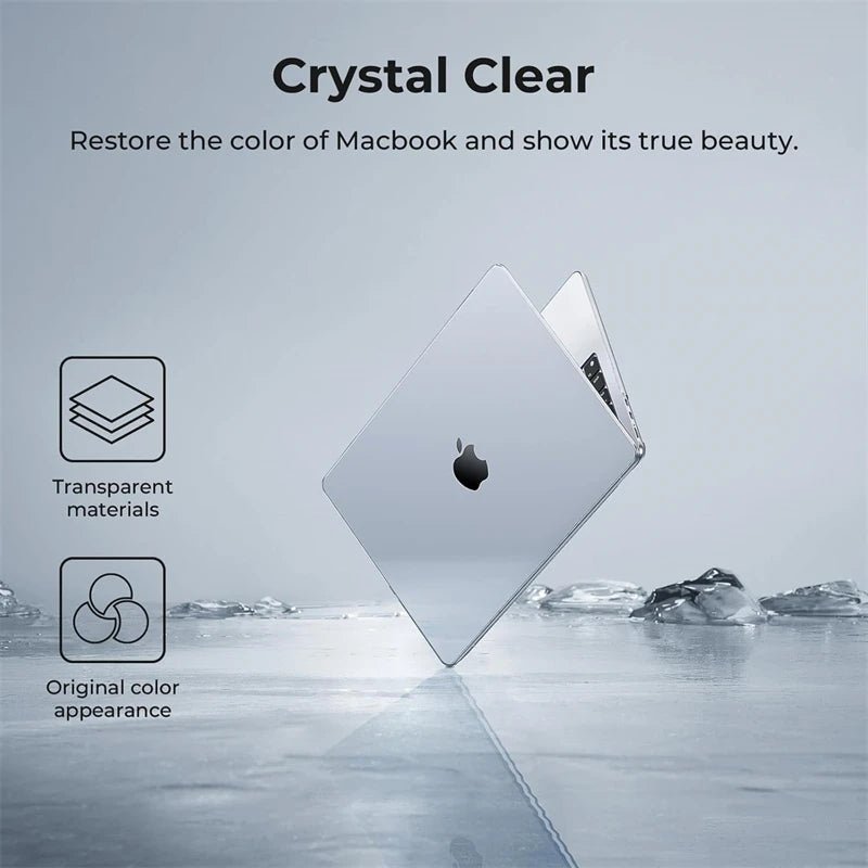 CLEARCASE – Crystal Clear Laptop Case for MacBook Air & Pro, Durable Hard Protection 3