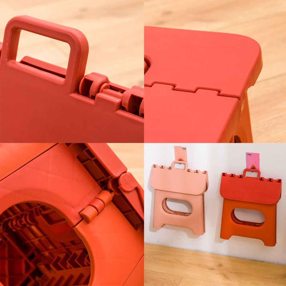 Stowella Portable Folding Step Stool with Handle for Easy Height Access 8