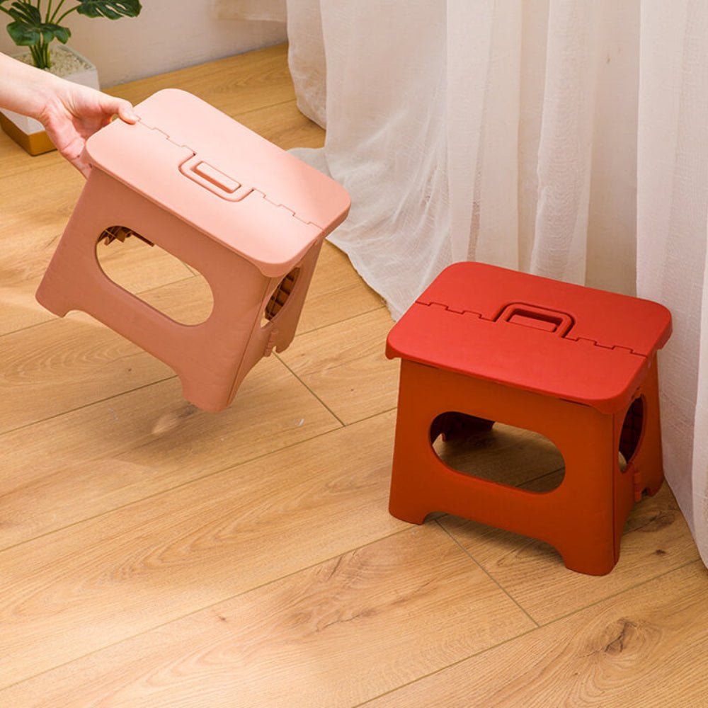 Stowella Portable Folding Step Stool with Handle for Easy Height Access 3