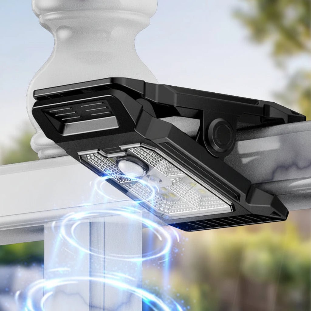 CLIPGLOW – Smart Solar Clip Light for Outdoor Use