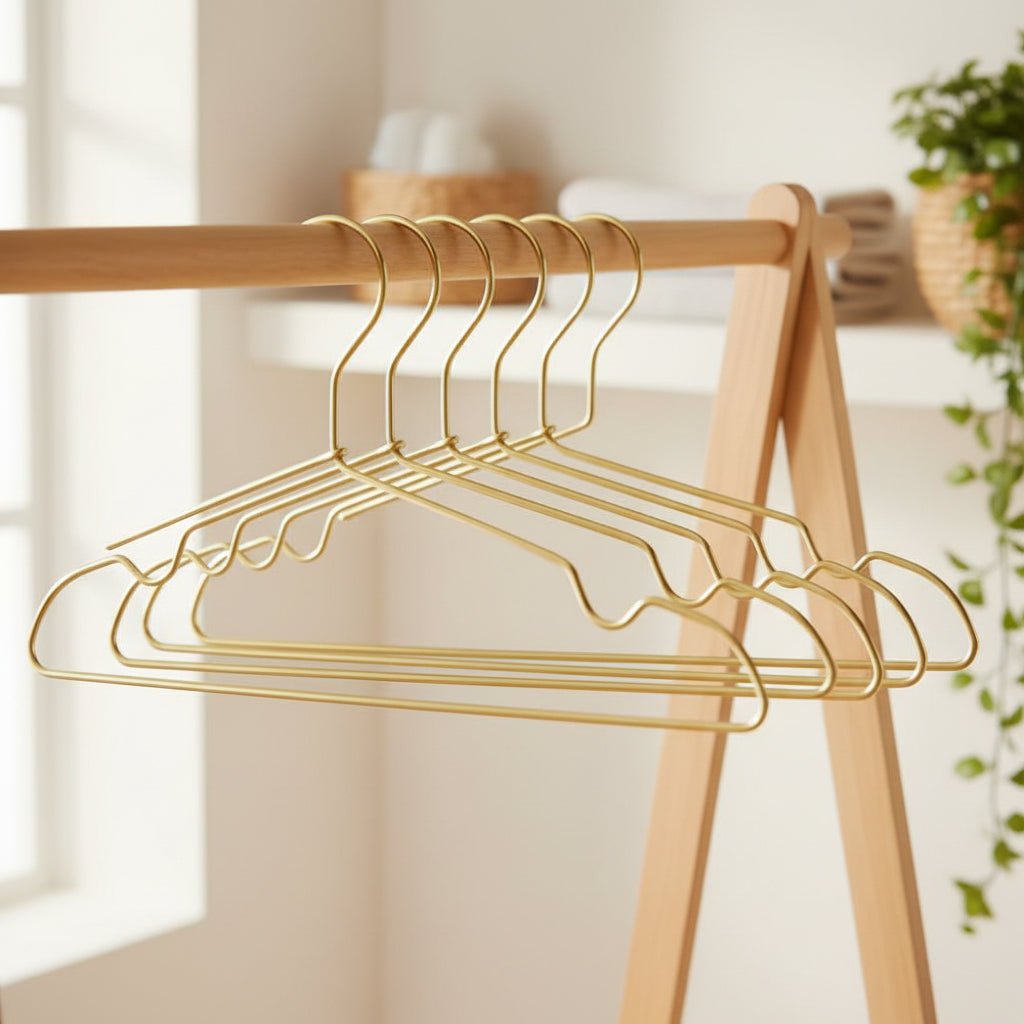 SlimLine - 12-Piece Aluminum Clothes Hangers with Anti-Slip Grooves 1