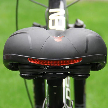 CloudComfort Pro Saddle - ergonomic bicycle saddle with gel padding & reflector for pain -free cycling 4
