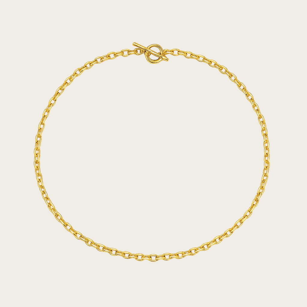 Coastal Link Gold Choker Necklace