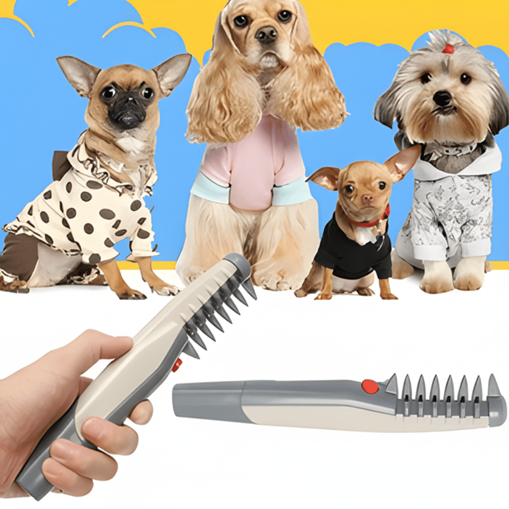 CuddleSoft - Gentle Animal Fur Trimmer for All Coat Types, Safe & Effective Grooming 5