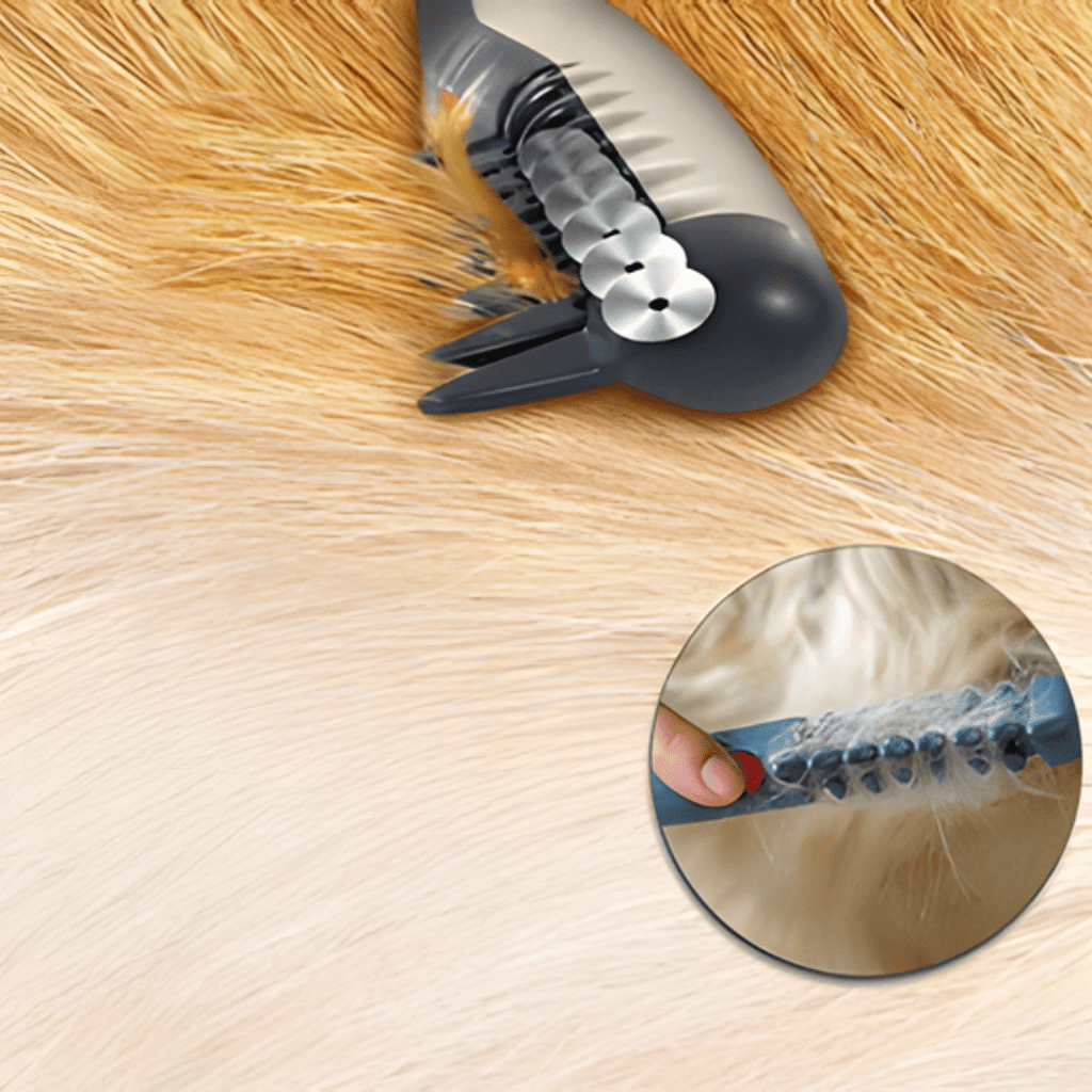 CuddleSoft - Gentle Animal Fur Trimmer for All Coat Types, Safe & Effective Grooming 3