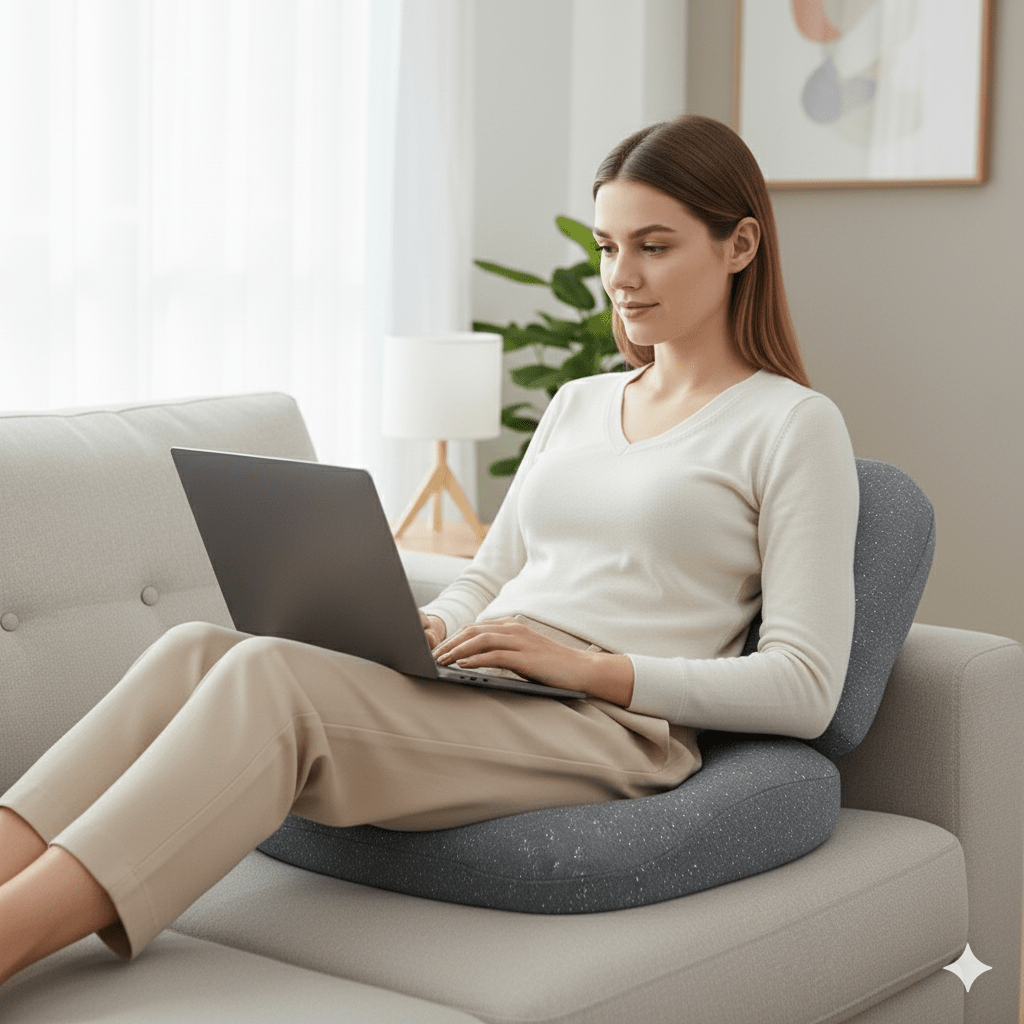 COCCYXCARE – Orthopedic Seat Cushion for Back, Coccyx & Hip Support