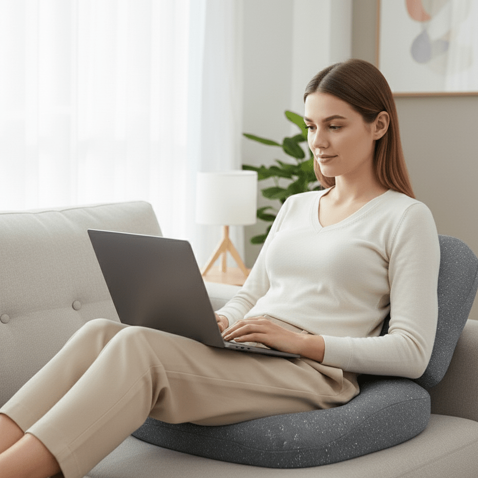 COCCYXCARE – Orthopedic Seat Cushion for Back, Coccyx & Hip Support