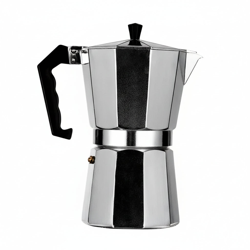 BREWELLO – Portable Italian Aluminum Coffee Maker for Rich Espresso 8