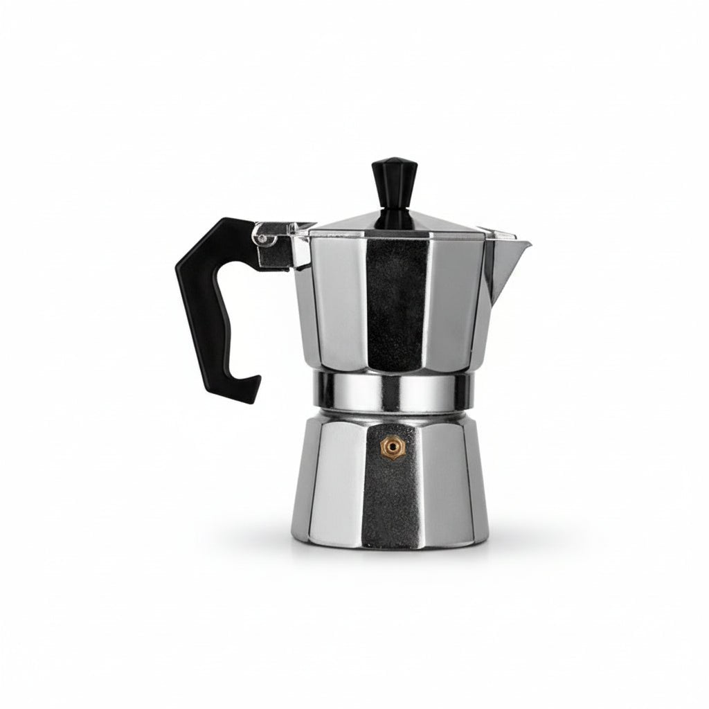 BREWELLO – Portable Italian Aluminum Coffee Maker for Rich Espresso 10