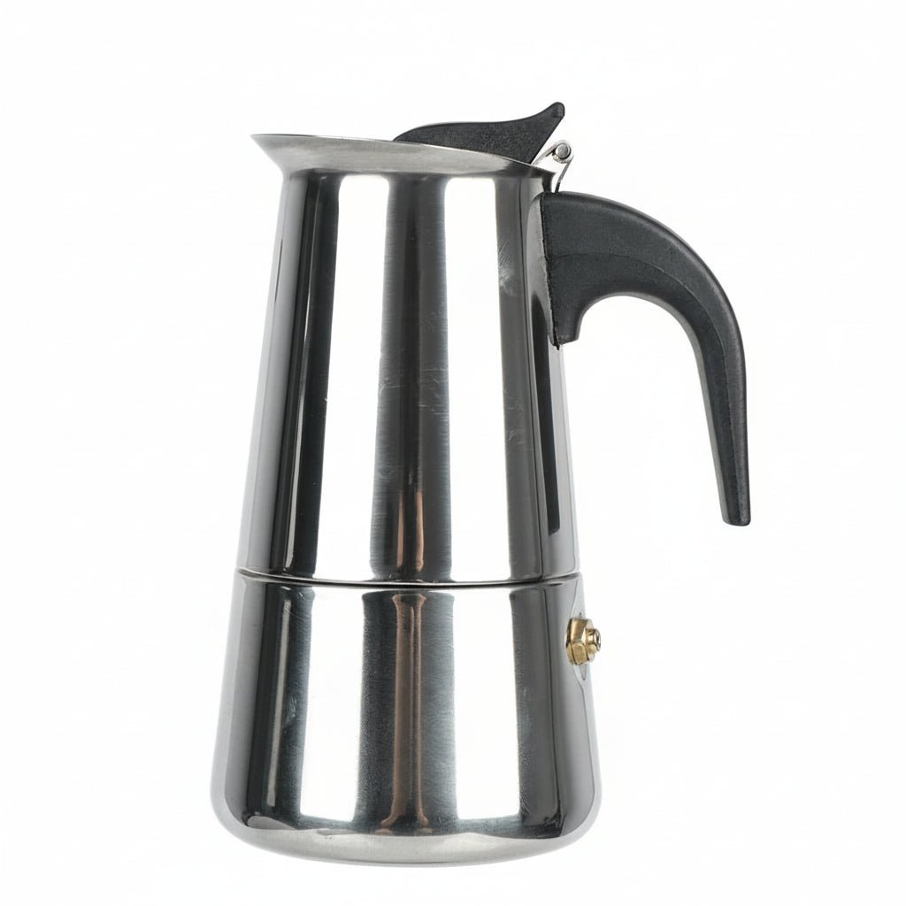 BREWELLO – Portable Italian Aluminum Coffee Maker for Rich Espresso 5