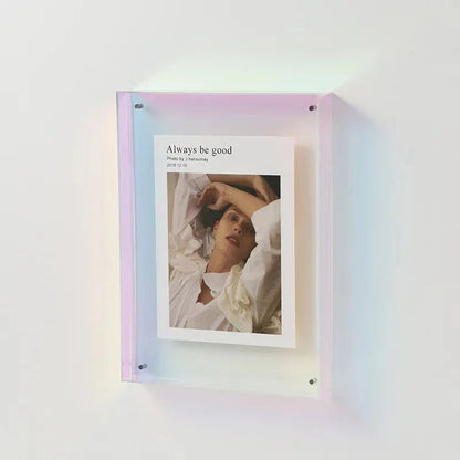 COLORFRAME – Colorful transparent acrylic photo frame for vivid memories